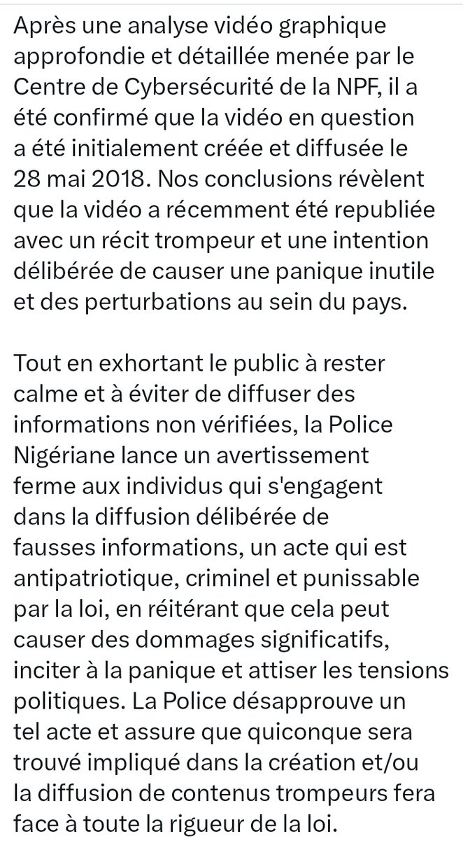 TrascoMed's tweet photo. Fake New 
À signaler massivement 
@AiglesDuMali_ 
@NationMali 
@CheickIbtidiani https://t.co/SazcdTQbJV