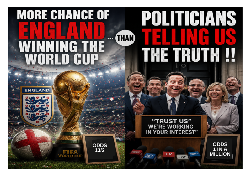 ChooseOwnLabels's tweet photo. At least we can watch the footie in the Pub with a couple of pints, and forget for a while what the Politicians have done to our country. Come on England !! (Apologies for the AI ..but I am a crap graphic artist) #pubs #englandworldcup #worldcup #independentpubs #camra @FIFAWorldCup @iamtomskinner @3Lions_ @PatrickChristys @GBNEWS @Johnfis08605918