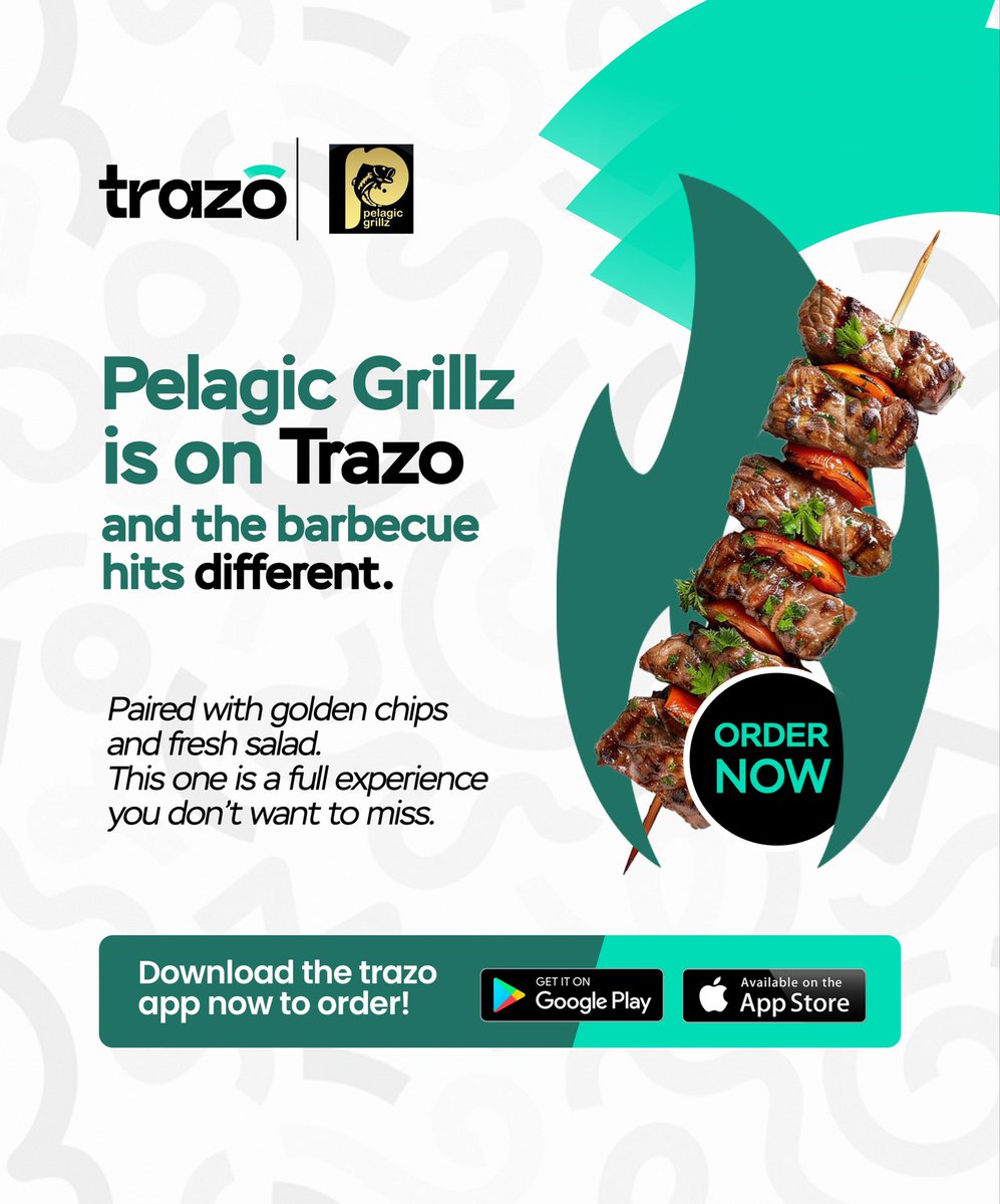 UseTrazo's tweet photo. A lot of spots boast about having the best barbecue, but have you actually tasted Pelagic grills? If your answer is no, you are missing out. 👀

#asabafooddelivery #asabadelivery https://t.co/7BvflxtjaJ