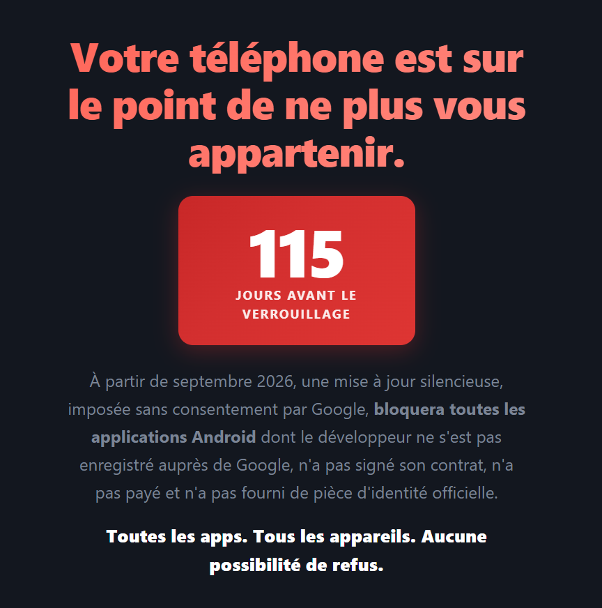 DocMarmott's tweet photo. On en parle pas trop mais il serait temps de se réveiller sur ce sujet aussi... 

ça concerne tous les tels Android 

🧵 https://t.co/6kXxeRXGeR