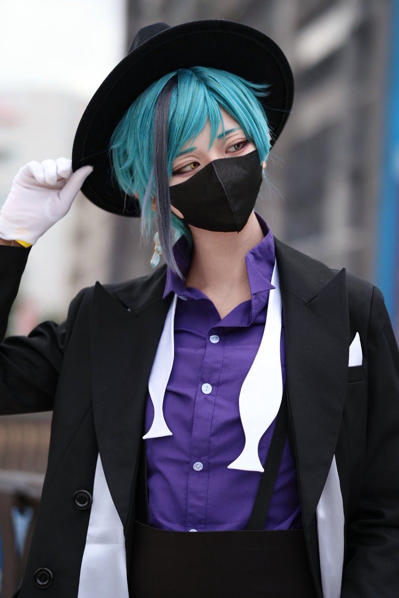 cotsubu_cam's tweet photo. cosplay  フロイド・リーチ

レイヤーさん→@nAr___2 

 #こすぱ！ https://t.co/elPh2vEO40
