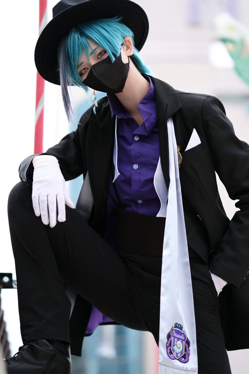 cotsubu_cam's tweet photo. cosplay  フロイド・リーチ

レイヤーさん→@nAr___2 

 #こすぱ！ https://t.co/elPh2vEO40