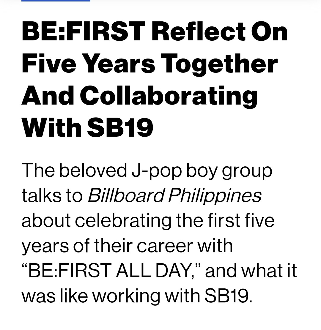 What did you learn from SB19 during the creation of “Toyfriend,” and how did that experience influence you as artists?

MANATO: Working with SB19 was such an eye-opening experience for us. They were older than me, but they were really friendly and easy to talk to. We quickly