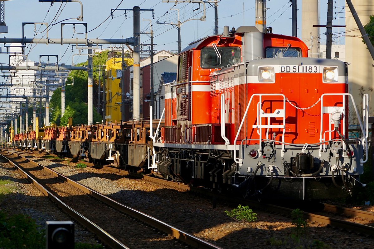 DD51 #ロンチキ #塚口工臨 #新見工臨 2026.5.9 塚口工臨牽引機返却 単