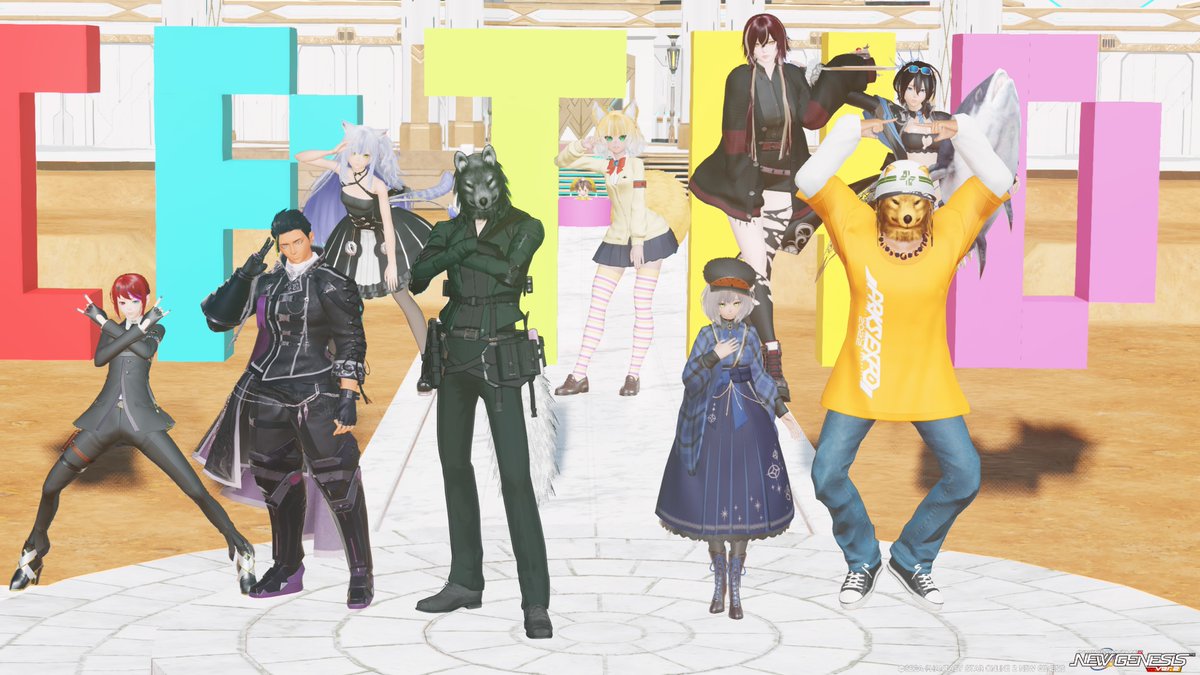 ship9_master's tweet photo. 昨日はあじのりさんとライさんのお誕生日前祝いでした!🎊
#PSO2NGS https://t.co/OEDMc6yLyC