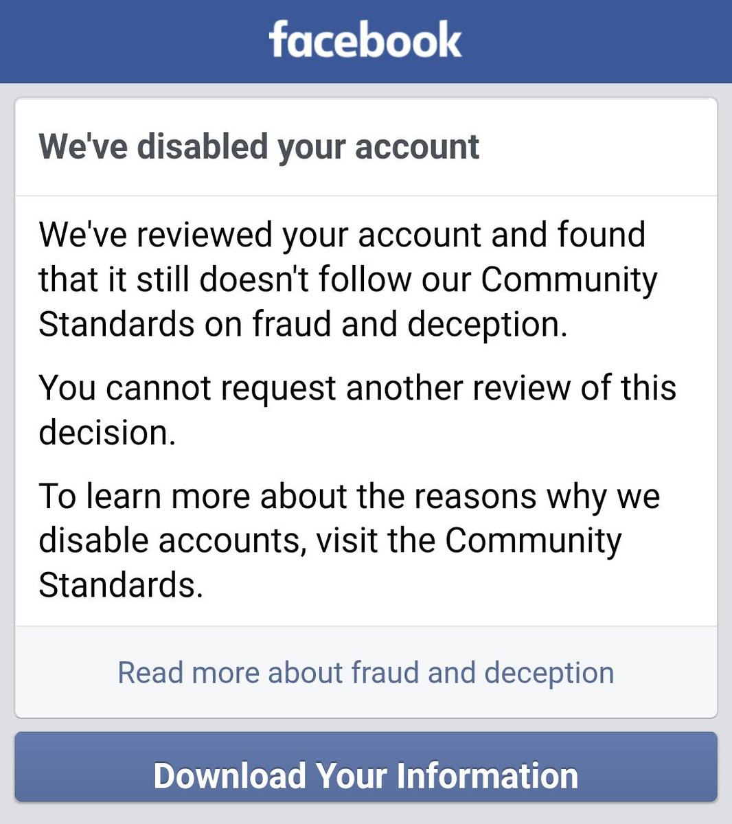 amaaaaal_ah's tweet photo. @facebook Hello, I'm happy to be speaking with you, but I have a problem with my Facebook account.  I still don't understand why my account keeps getting deactivated when I have never violated any of the community standards. Please reactivate the account now. Thank you. https://t.co/4jE5CTPWyG