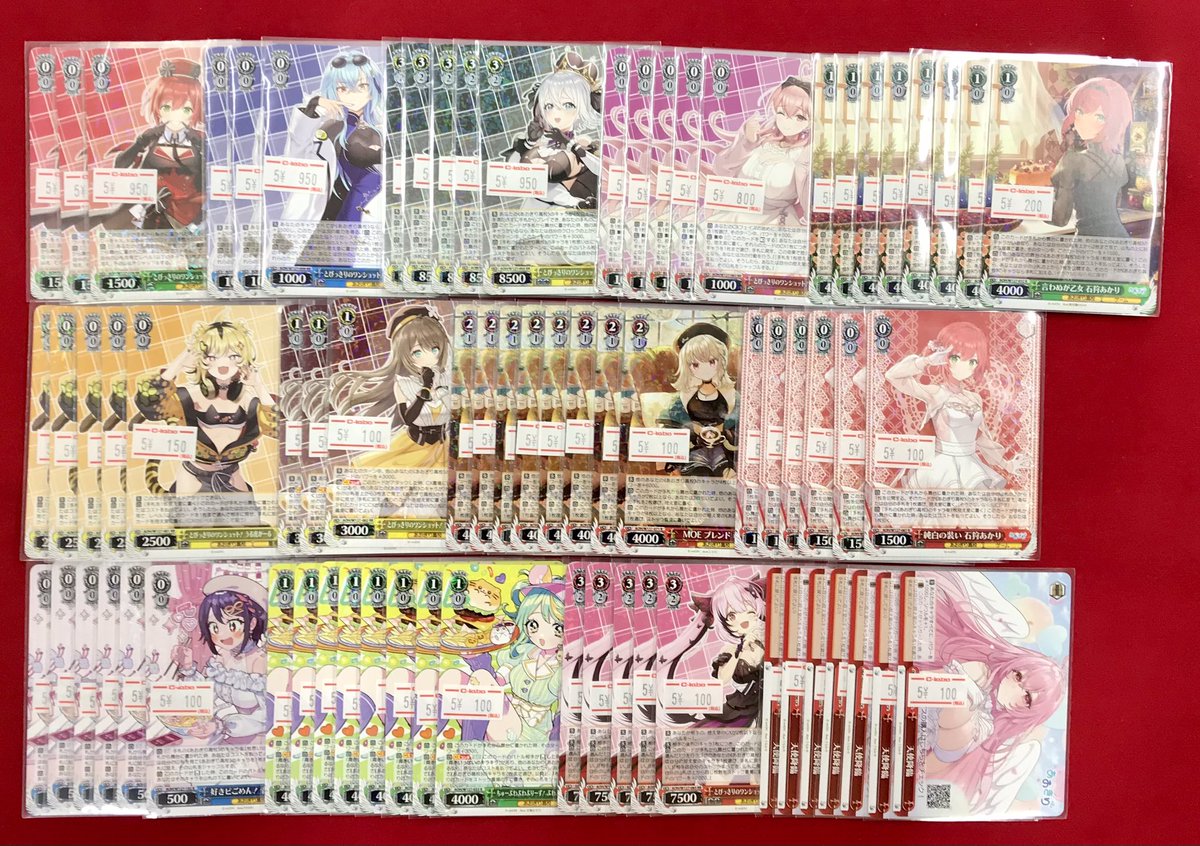 ヴァイスシュヴァルツ 販売情報】 画像のデッキパーツショーケースに