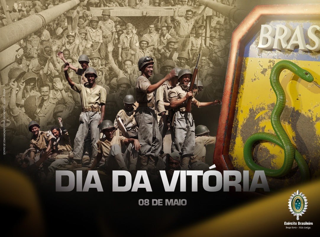 🇧🇷 Brazil also celebrates Victory Day

On Victory Day over Nazi Germany, the Brazilian army honors the memory of veterans of the Brazilian Expeditionary Force (FEB), who fought alongside the Allied forces in Italy to liberate the country from German troops.
