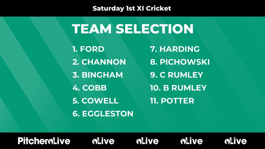 HytheCSC's tweet photo. Today's Saturday 1st XI Cricket team selection #Pitchero
https://t.co/bsqlEvVmW5 https://t.co/5N0Qh028fg