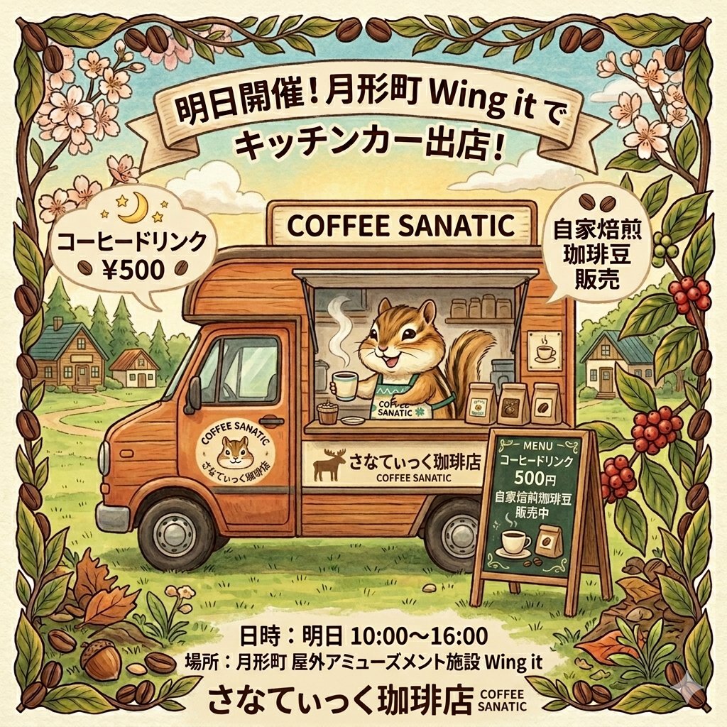 COFFEE SANATIC 当別町の自家焙煎珈琲豆店 tweet media