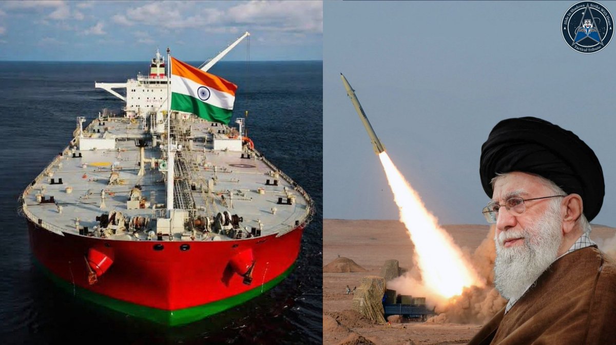 🔺🇮🇷🚀🇮🇳:
An Indian ship carrying oil for Israel was hit by a missile in Strait of Hormuz. 1 Indian sailor killed.