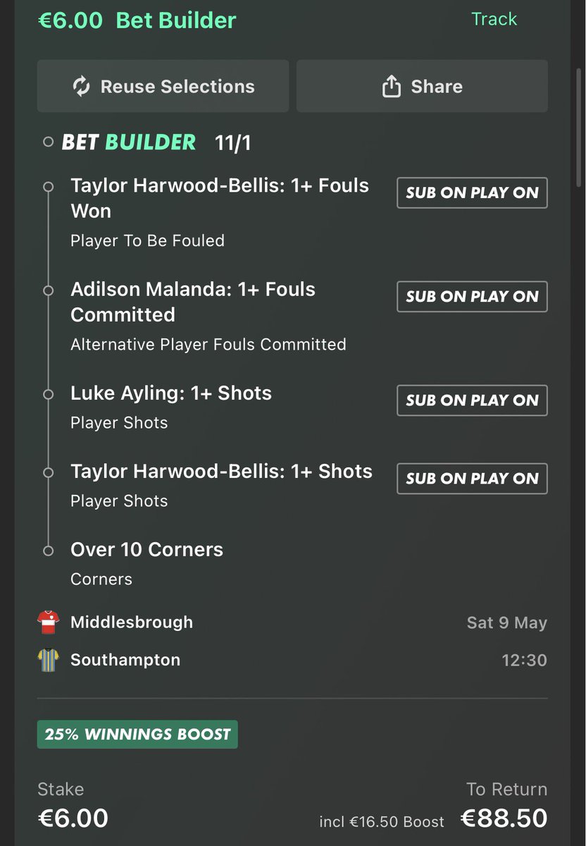 Two punts I fancy 👀