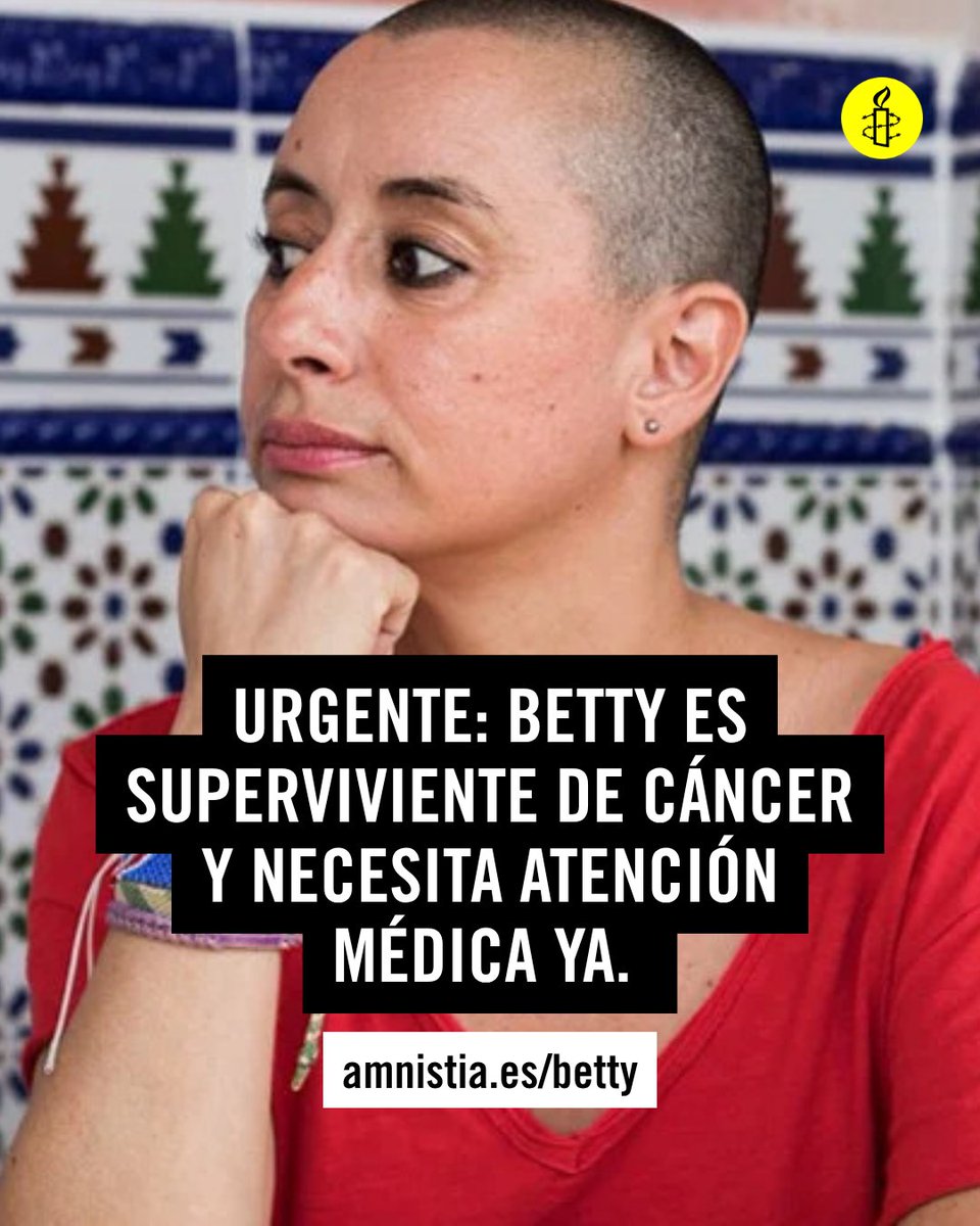 amnistiaespana's tweet photo. Ibtissame «Betty» Lachgar, activista feminista y defensora de los derechos LGBTIQ+ en Marruecos, está en prisión solo por ejercer su derecho a la libertad de expresión. Es superviviente de cáncer y necesita atención médica ya. Firma por la libertad de Betty https://t.co/3rbaGc1YZ9