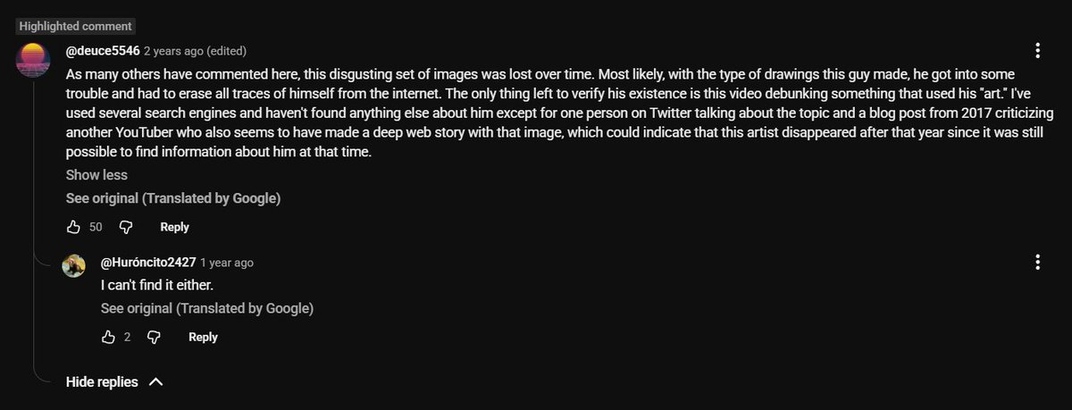 "Defending CSAM" is when debunking dumb bullshit like Deep Dark Web Fakes.