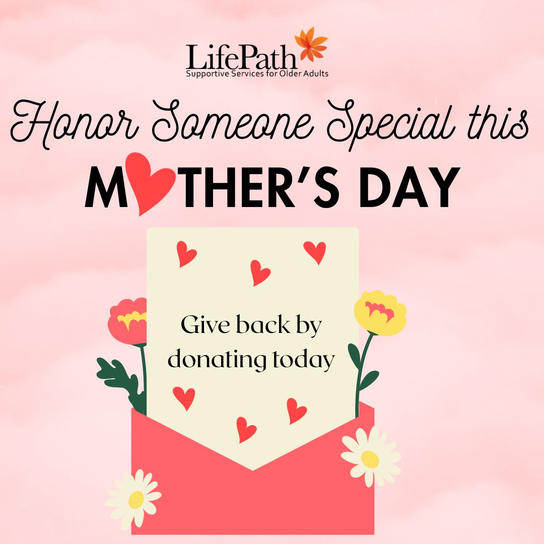 LifePathNY's tweet photo. Do you know someone who has made a difference in your life? 

This Mother’s Day, take a moment to appreciate them.

At LifePath, we’re honored to support older adults, many who have spent their lives supporting their families and communities.

Give today👉 https://t.co/uzwHpgygme https://t.co/UCVkojlZWZ