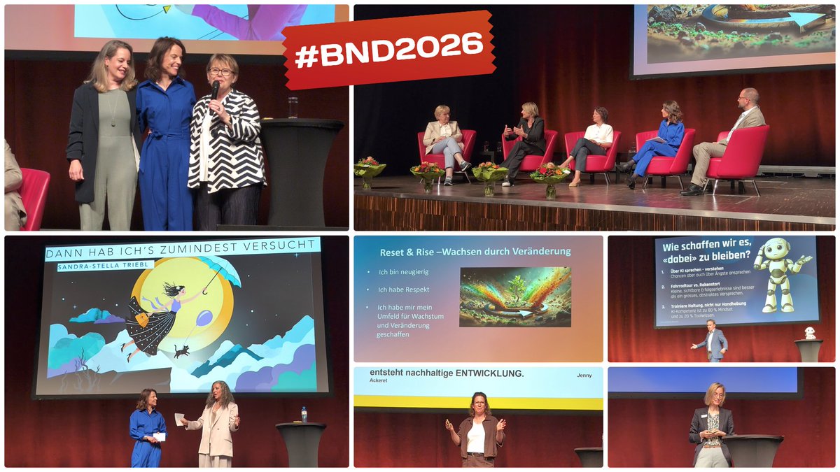 dialogine's tweet photo. Da es paar Iidrück vom #BND2026. Schön isch es gsi!
Danke @PetraRohner und @SWONET_ch.
#BusinessNetworking #Vernetzung #Tagung #Inspiration https://t.co/ZbGbdR5gA4