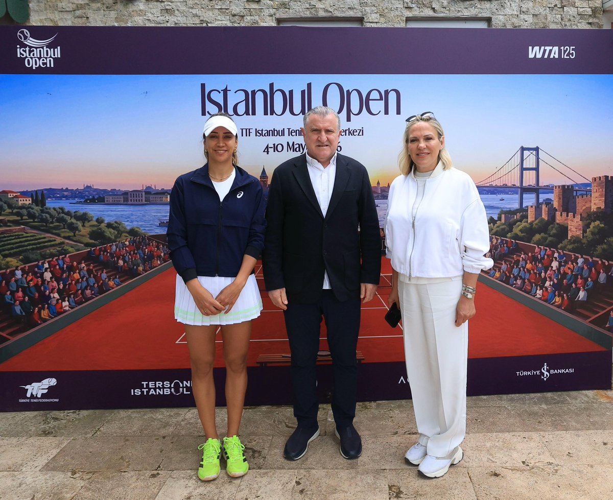 OA_BAK's tweet photo. TTF İstanbul Tenis Merkezi’nde düzenlenen WTA İstanbul Open’a katıldık.🏆🎾💫

Turnuvaya katılan tüm sporcuları gönülden kutluyorum. Uluslararası spor organizasyonlarına başarıyla ev sahipliği yapmaya devam edeceğiz. Daha nicelerine…🇹🇷 https://t.co/y4OIrQB7ag