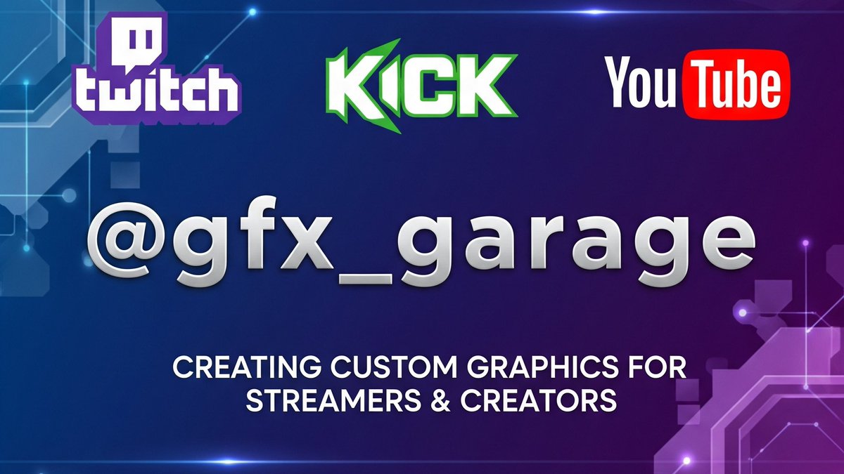 GFX & Stream Promo📢 tweet media