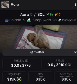 chinapumprocket's tweet photo. 2.7x, 66k - $AURA

Aura just getting started!

Thesis:
- was hinted by Binance
- charity coin

94VLn2C1R5Vi25sqafWDcScKwi6qpaUahXLDaLxVpump

https://t.co/vDdVcTE7zz https://t.co/zjFUgy4X5e