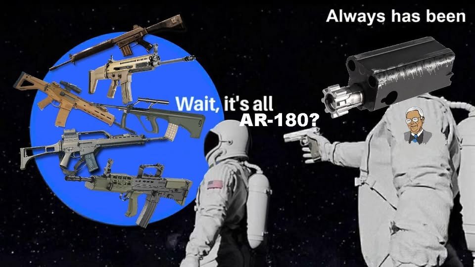 yamdrez's tweet photo. @asiriumannu @erichsaumeth SCAR, ACR, CZ Bren, MSBS (imo se parece mas a esta), G36, MCX, etc son todos rifles derivados del rifle ar18/ar180 https://t.co/Hz2gYHzFH4