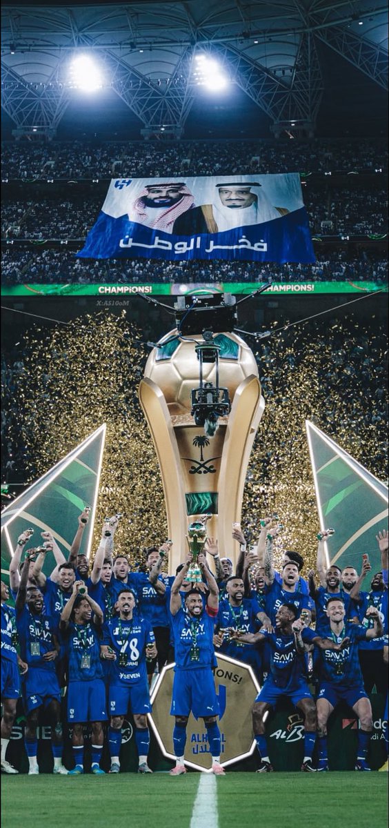 نعتلي المنصة.. نصافح التاريخ.. ونعانق المستقبل 🇸🇦🏆

#نهائي_كاس_خادم_الحرمين_الشريفين 

 #الهلال_91_بطولة