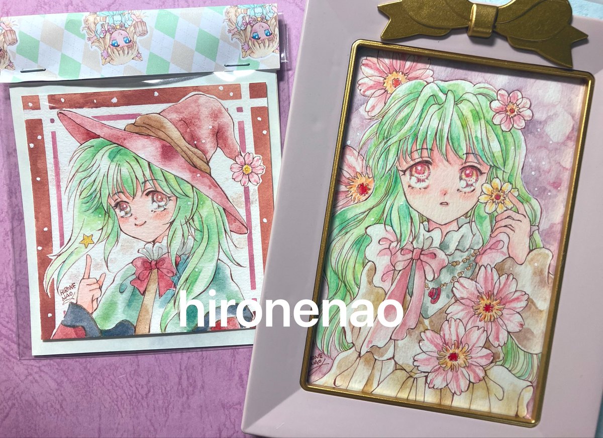 さぼてん村イラスト展 おめかし出来ました🌵 在廊は最終日には