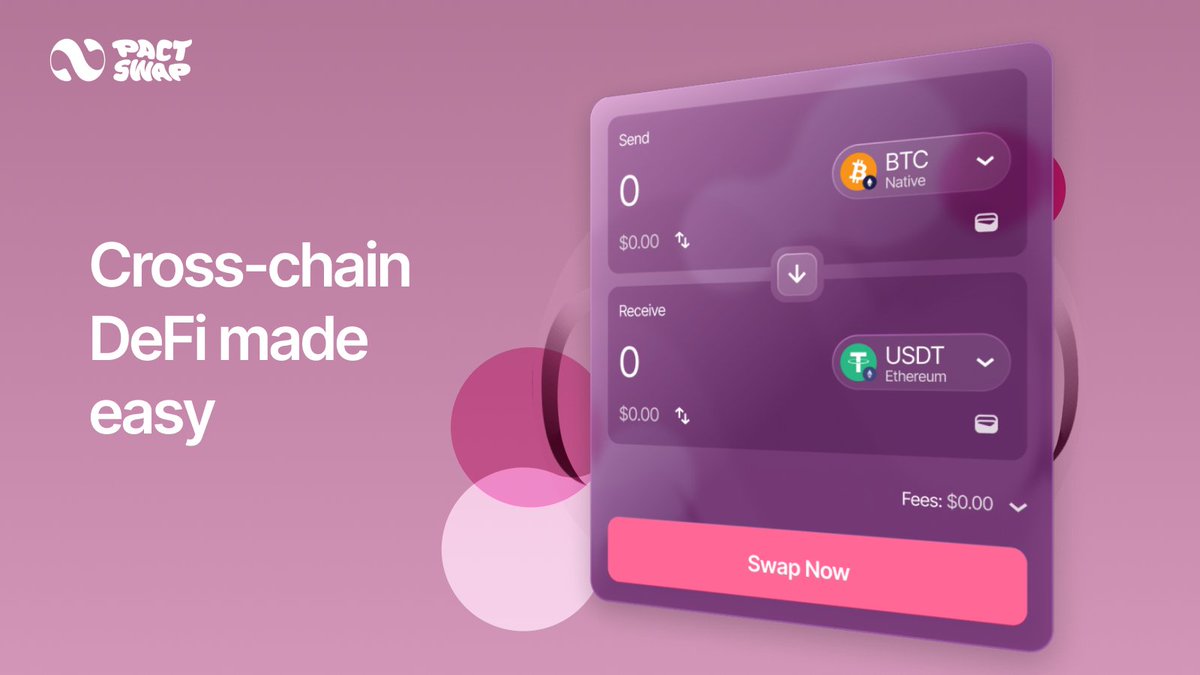 MbuziMr21391's tweet photo. Stop trading 'IOUs' for your Bitcoin. ✋🚫
Wrapped tokens are just bridge-vulnerability-wrappers. On @Pact_swap, you swap Native BTC for Native ETH.
No middleman. No wrapped risk. Just pure, sovereign assets moving across chains. #Bitcoin #Ethereum #NativeSwaps $DOGE $LTC https://t.co/B7H3Yyl8i4