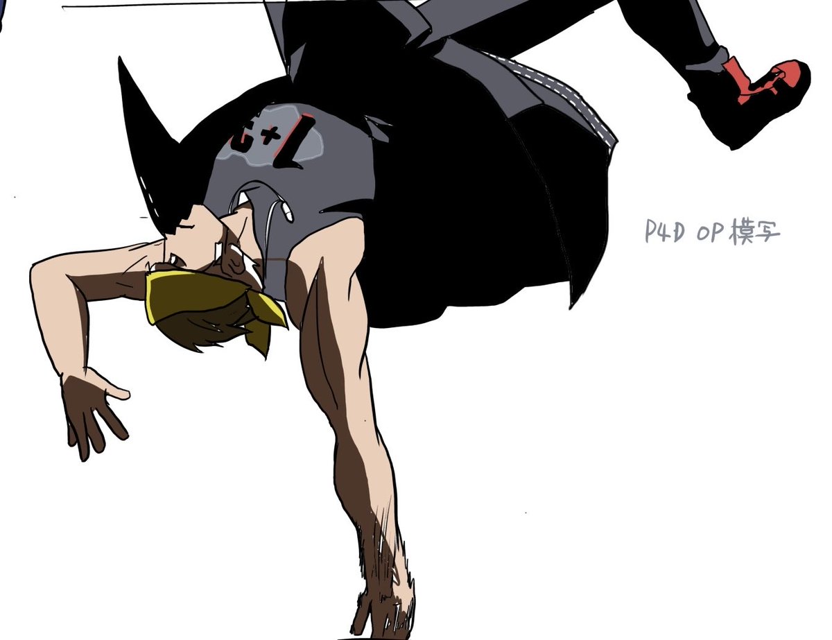 P4DのOP完二模写。ブレイクダンスカッケー！