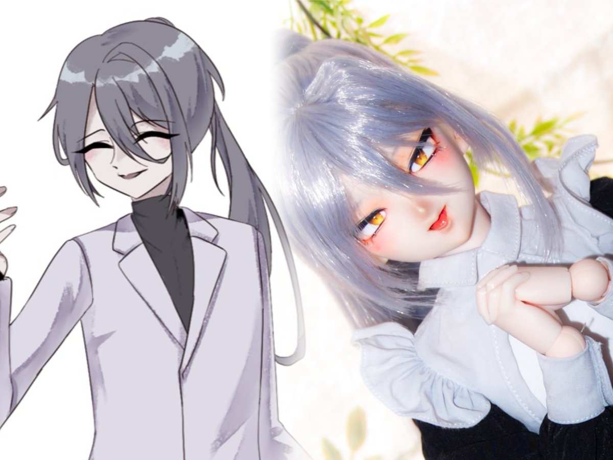 CoCの探索者のドールがたくさんいる家立ち絵もドールも作画:自分だから