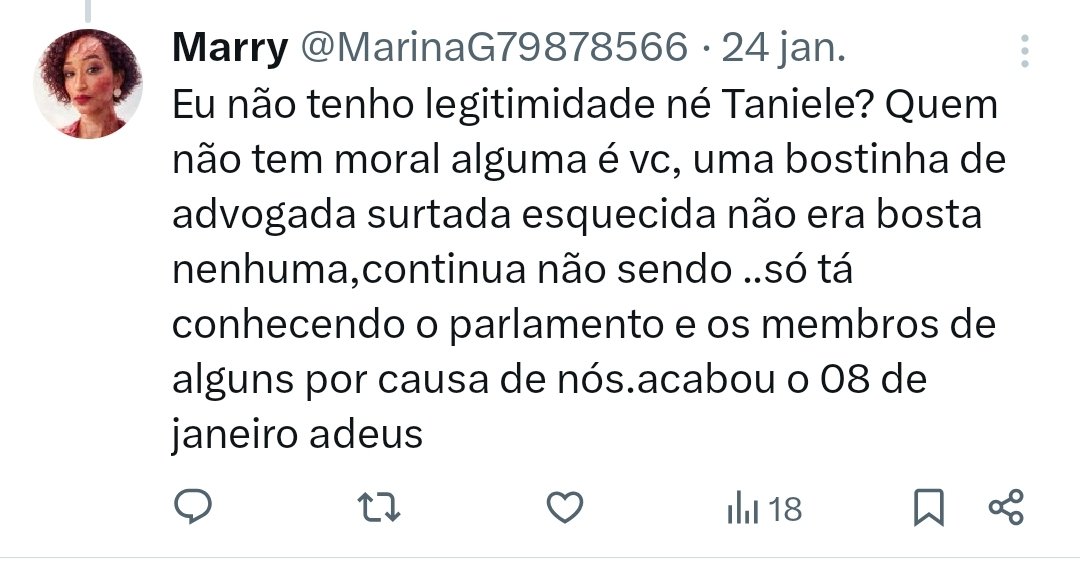 TanieliP's tweet photo. Quando eu falo que não é sobre prestação de contas, é sobre destruir o Instituto @gritosliberdade e os doadores, muitos caem no papinho furado da perseguidora.
Abaixo, deixo apenas quatro postagens dela, 04 postagens de centenas de ataques feitos nesses 06 meses de perseguição ao Instituto e a minha pessoa!
