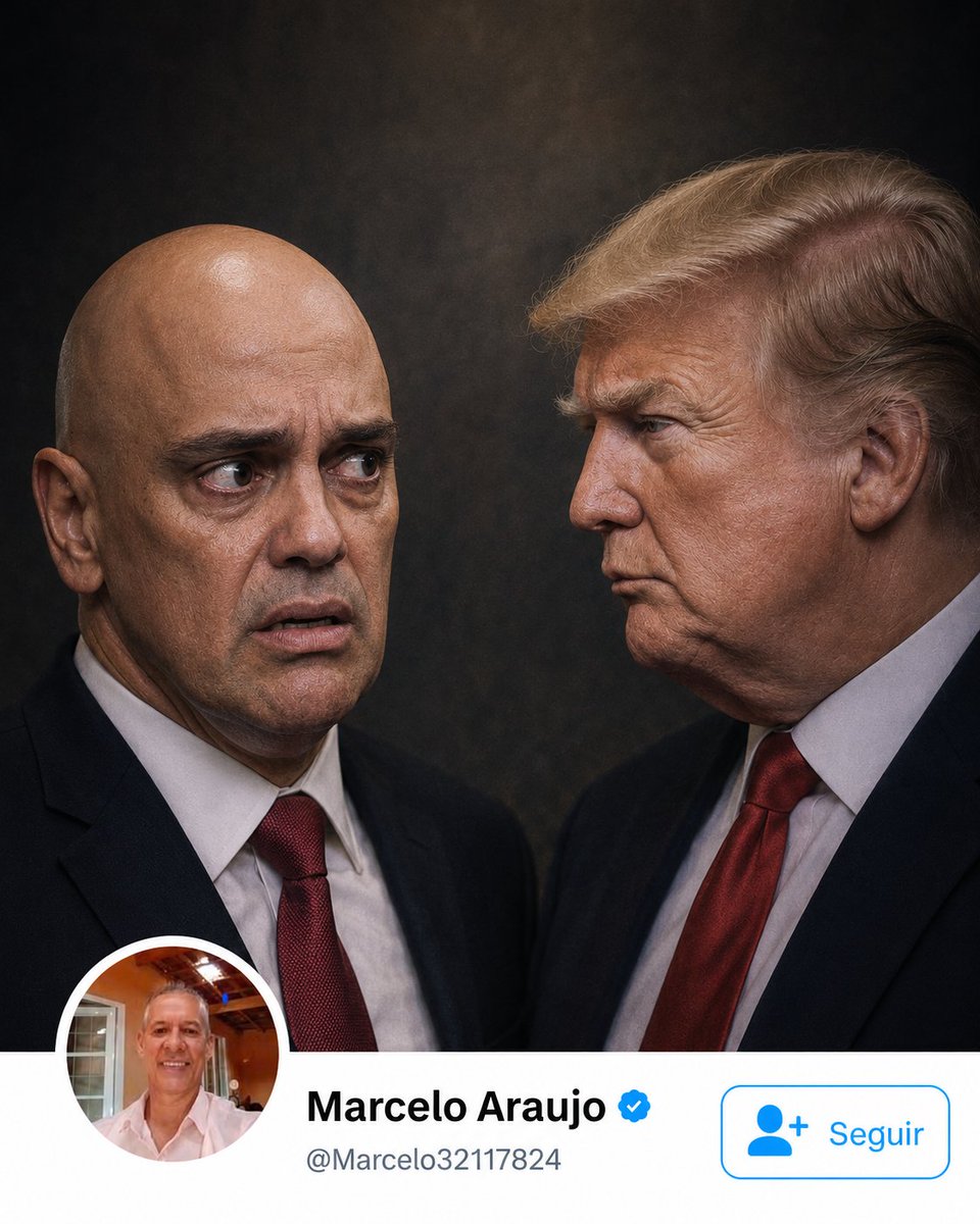 🚨🚨URGENTE - TRUMP MIRA MORAES 24 HORAS DEPOIS DE REUNIÃO COM LULA🚨

E LULA SE GABANDO QUE O ENCOTRO FOI AMISTOSO‼️