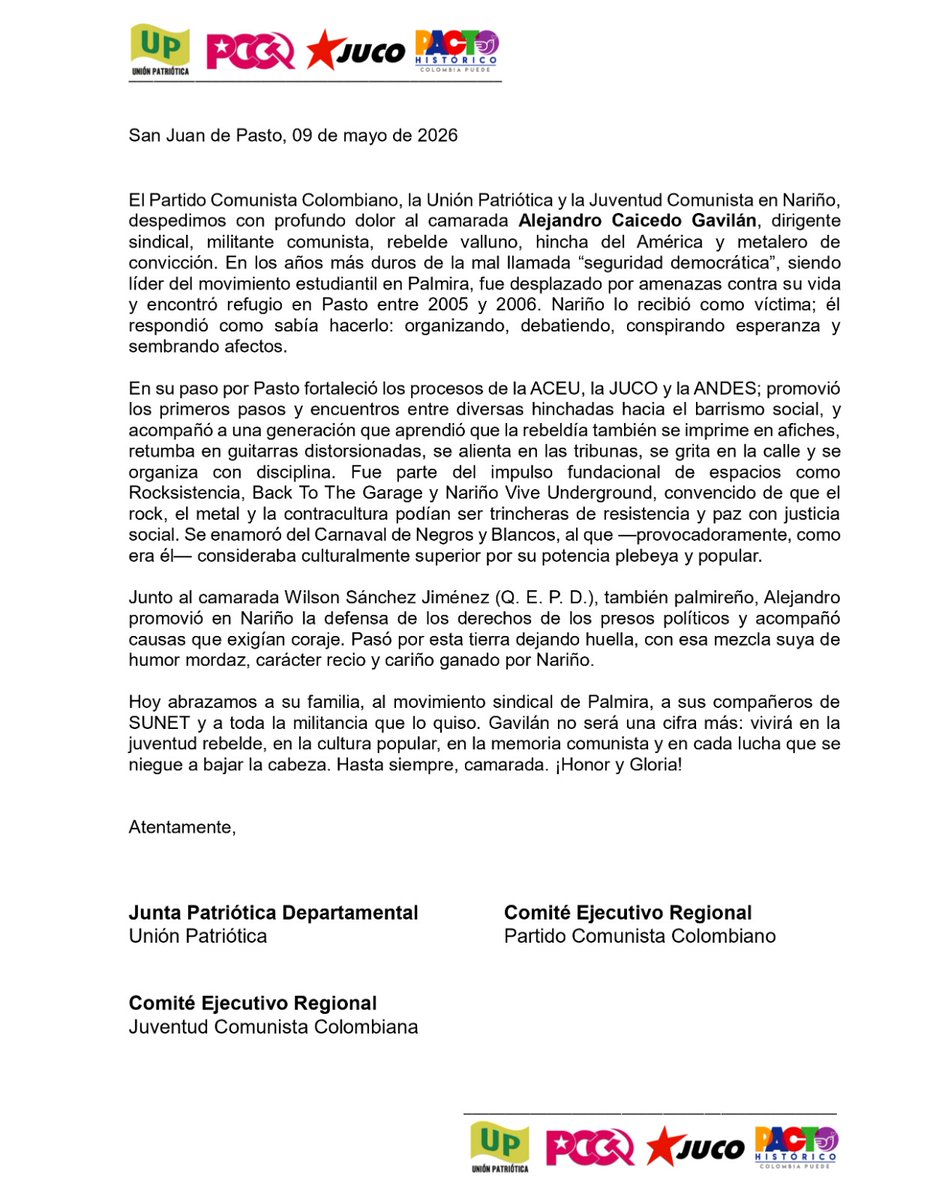 UP Nariño tweet media
