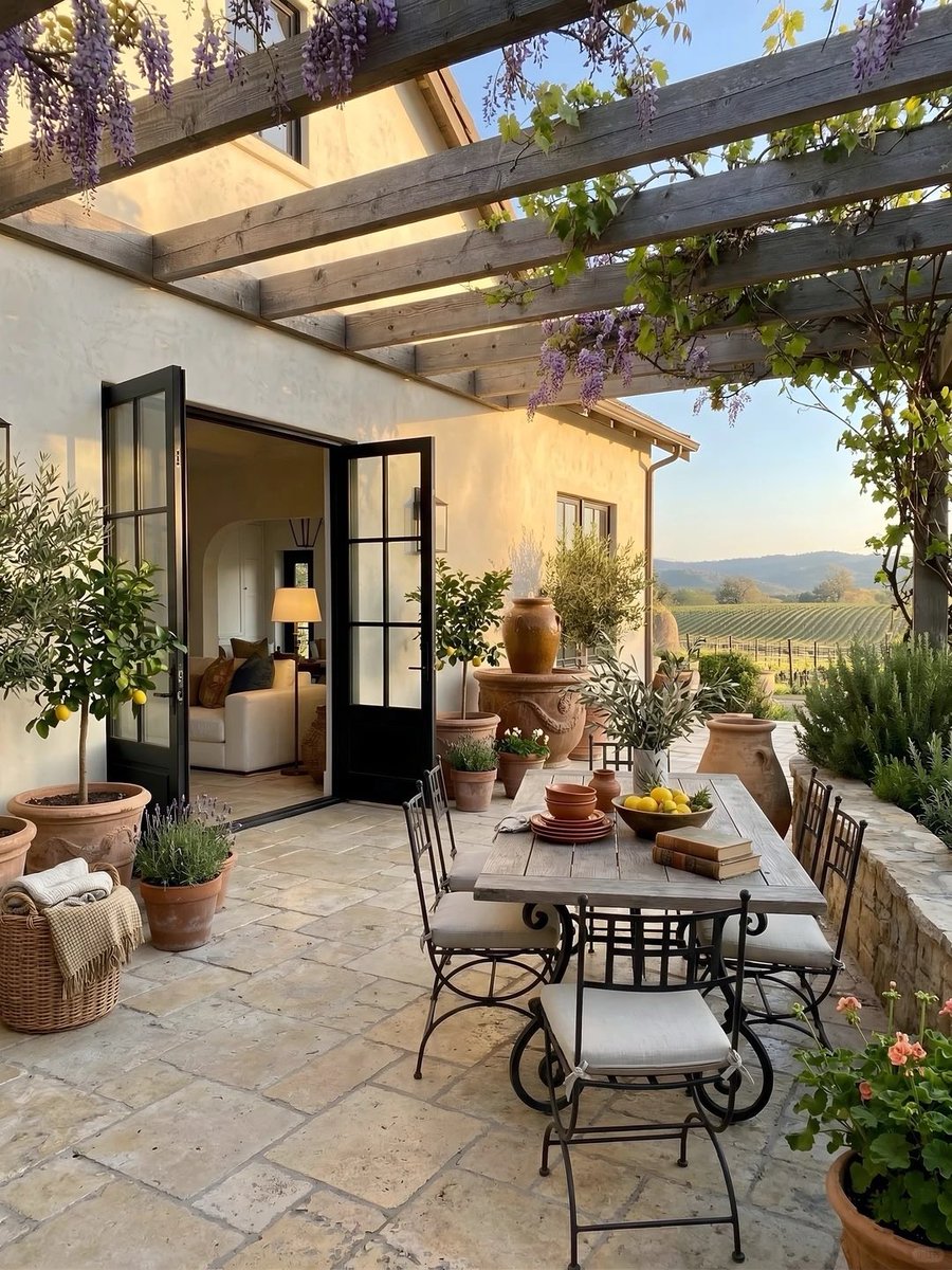 aurearch's tweet photo. Rustic beauty, soft light, and a Tuscan daydream in every corner. 🌿✨ https://t.co/RQhCDbCT8X