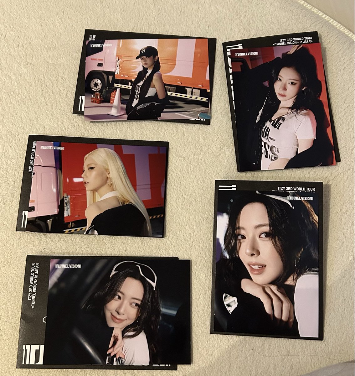 ITZY tunnel vision ラントレ 交換 トレカ ランダムトレーディング