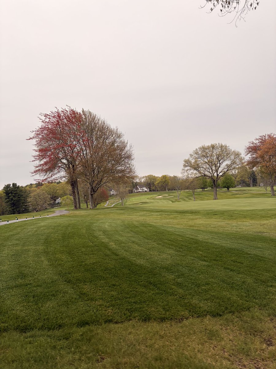 OkinGolf's tweet photo. Hopkinton CC in the cold rain https://t.co/1i5eB7pwKO
