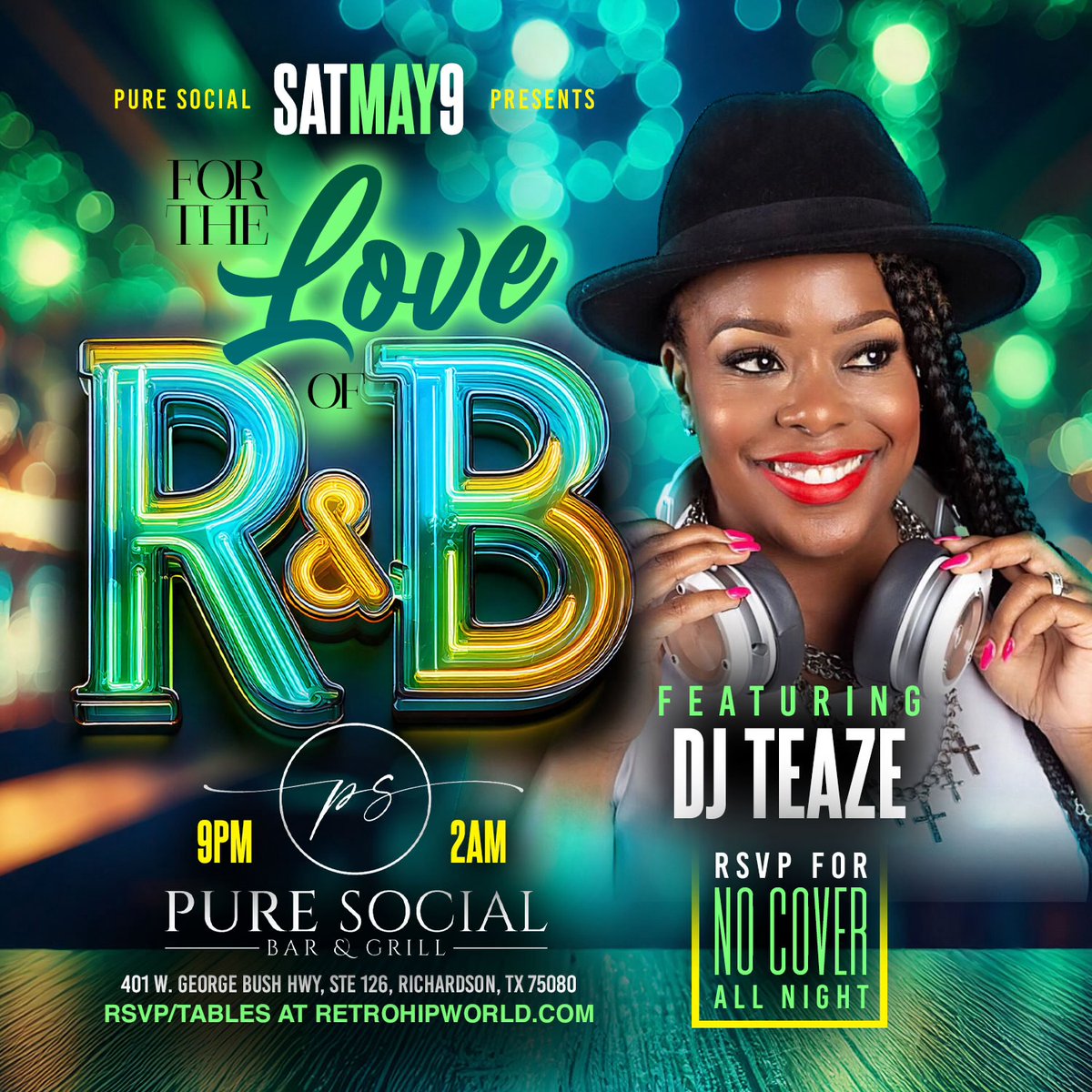 DallasBlackcom's tweet photo. 🏀SATURDAY @ PURE SOCIAL: KARAOKE BRUNCH + R&amp;B NIGHT - https://t.co/ZONh86hKlA https://t.co/iO9El58HK2