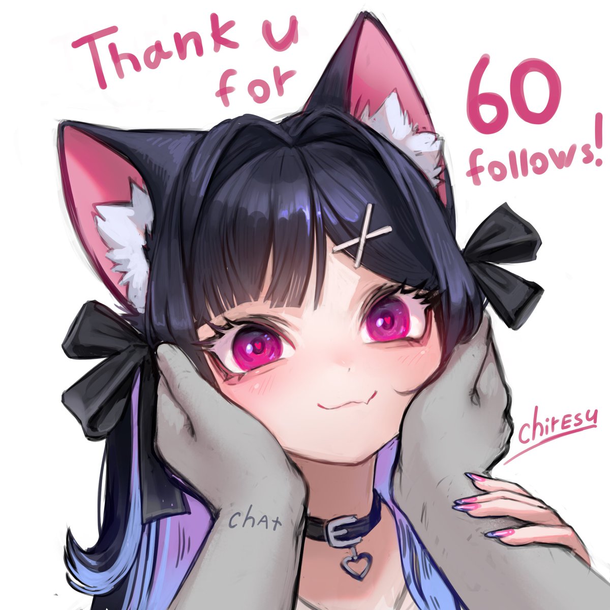 Chiresu_'s tweet photo. Maybe in the grand scale of Twitch, 60 follows isn’t a huge number — but for me, it’s definitely a milestone. 
Thank you all so much for believing in me and spending your time with me. It means more than you know 

Endlessly yours, 

Chiresu 🐈‍⬛🧀 https://t.co/NHJgyN4ThV