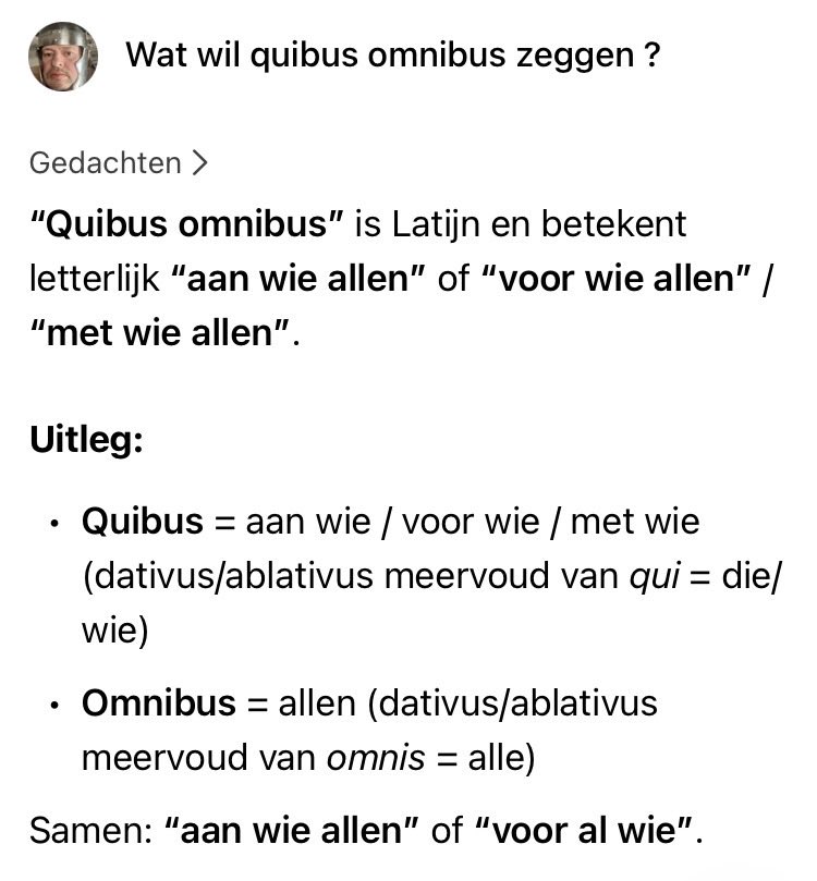 Quibus Omnibus tweet media