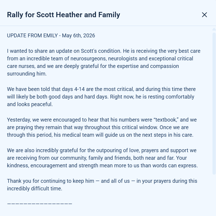 NikolaiBusko's tweet photo. Ahead of today's game at West Point, I wanted to share a message from Scott's wife on Wednesday.

@NCAABaseball remains a close-knit community because of the support everyone in the game offers to one another when times get tough.

Bucknell begins its series with Navy tomorrow. https://t.co/zaHFsj68n2