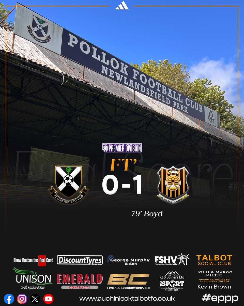 atfc1909's tweet photo. FT’ | Huge three points in the Southside!

LOK 0-1 AUC

#eppp https://t.co/AwuodmxEFI