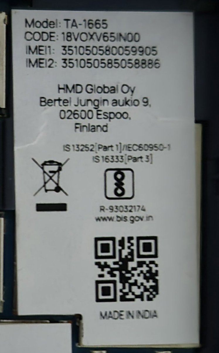Suvicharak's tweet photo. @HMDdevicesIN I brought this mobile in Feb 2026. But broke the screen. Took it to Ajmer (305001) service centre for paid repair.
They refused to even see it saying that HMD does not provide spares and service for keypad mobile.
SHOULD YOU SALE A PRODUCT WITHOUT SERVICE SUPPORT? https://t.co/0854QZkgMA