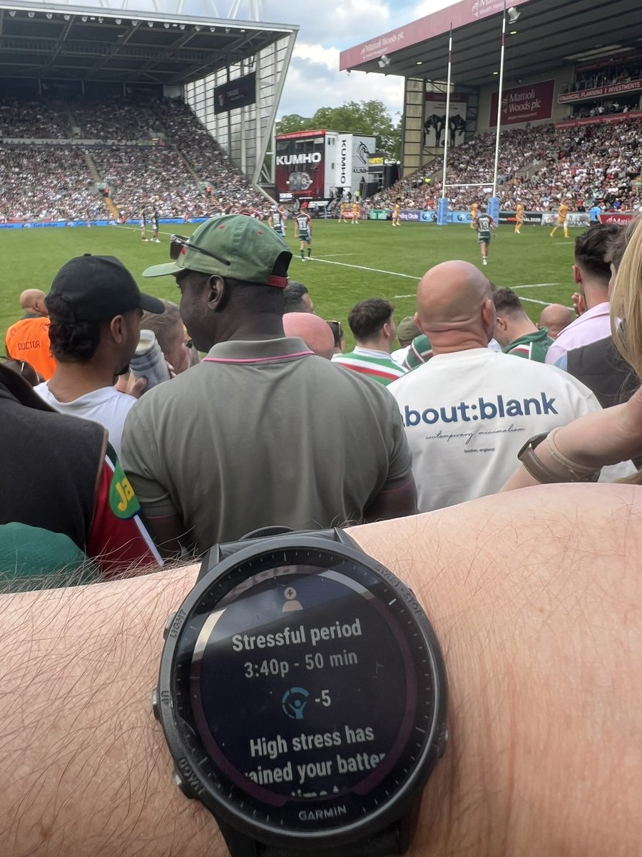 Saintsman99's tweet photo. Typical #DerbyDay #LEIvNOR @premrugby @WheresTommyV https://t.co/hf0pzeis97