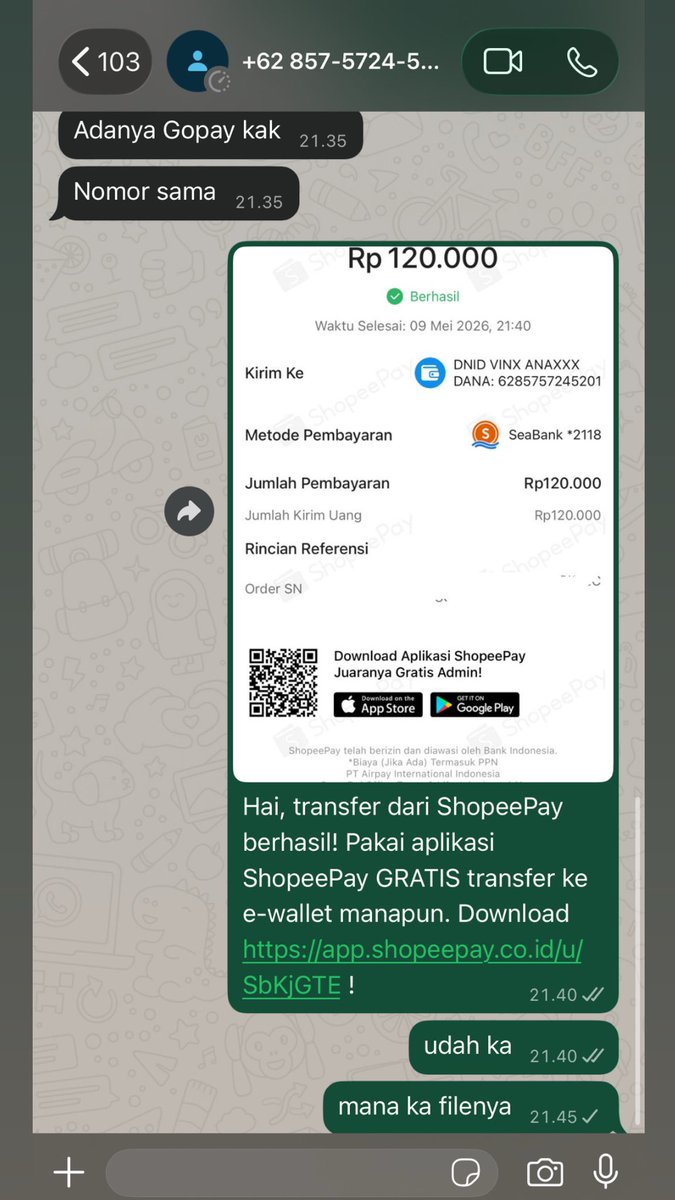 putriinurulh's tweet photo. PENIPUU
#penipu 
#scam #peniputiket #anandaaaa__.06 #vinaananda #085757245201 https://t.co/7B1wl9Sf8a