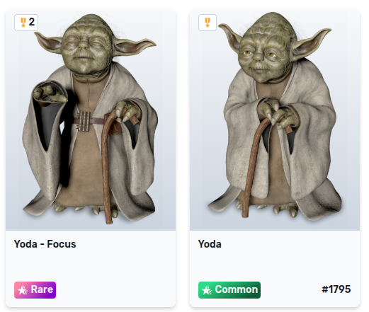 No luck for the SR but happy to have this 3 Yoda in my collection on <a href="/veve_official/">VeVe | Digital Collectibles</a> !
The quality of the collectible is really amazing ! 
#StarWars
#VEVE