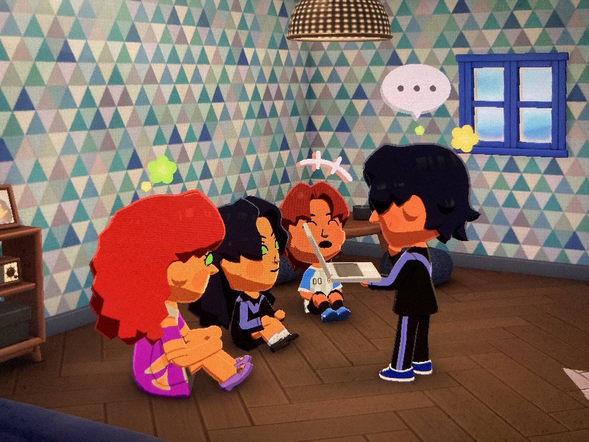 liveloveastra's tweet photo. jake took his sweet time being born #tomodachilife #dickgrayson #starfire #marigrayson #jakegrayson https://t.co/wVV983vSw4