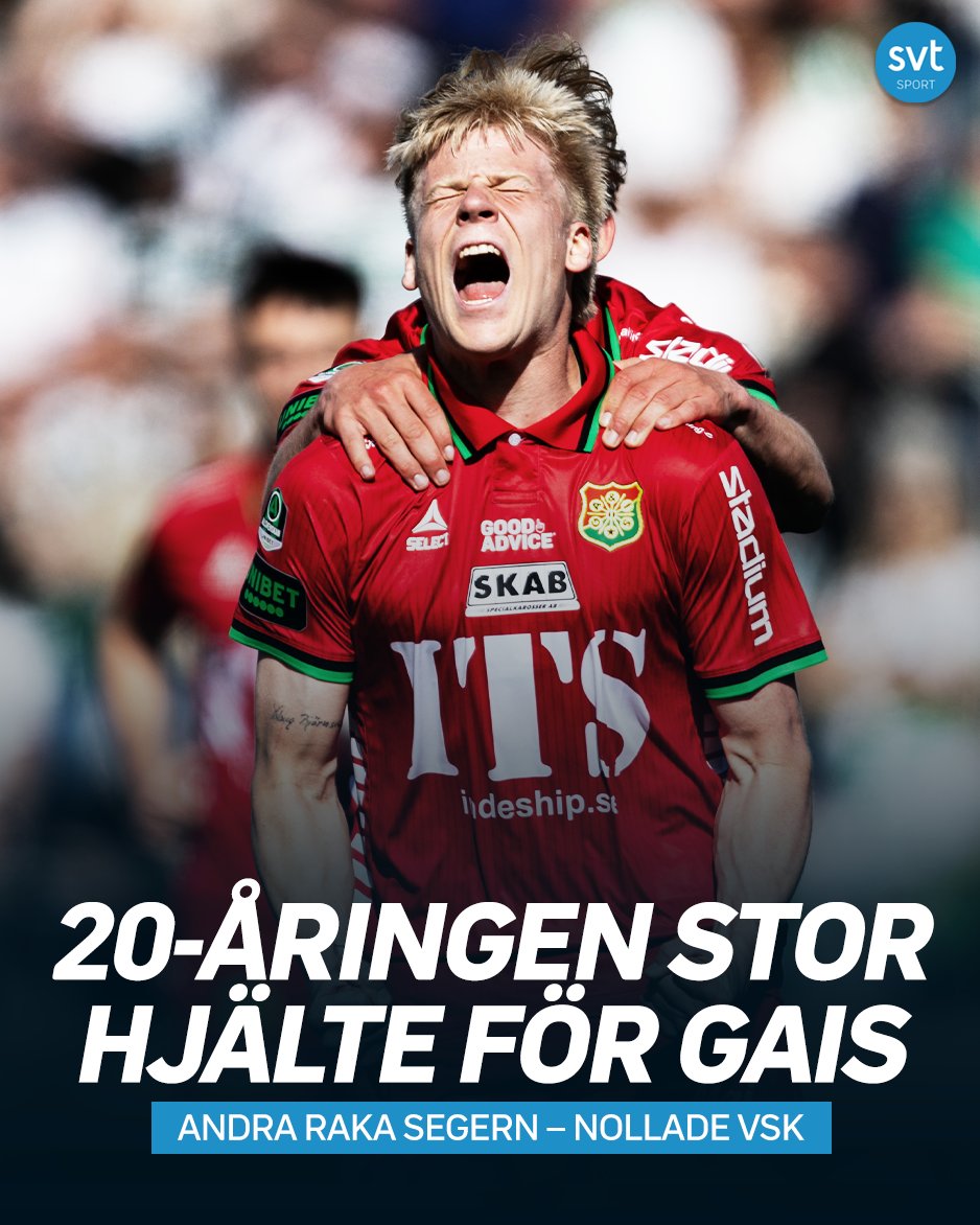 SVTSport's tweet photo. Gais-talangen löste seger mot nykomlingen 🌟

Läs mer här: https://t.co/ZOyk706Q1Z https://t.co/TdJnbJmYkB