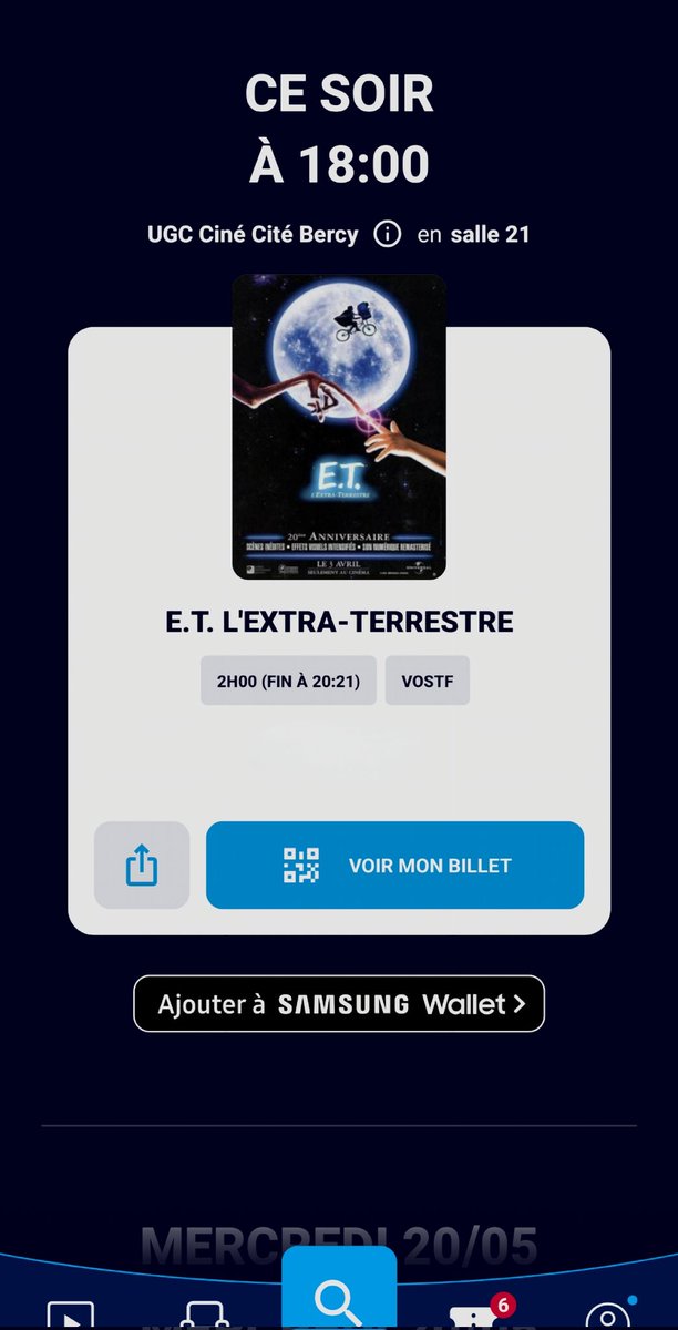 B612CX's tweet photo. @MehdiOmais Après-midi nostalgie avec E.T. grâce à @UGCcinemas et la carte UGC illimité 😊 https://t.co/AriWZFxTCY