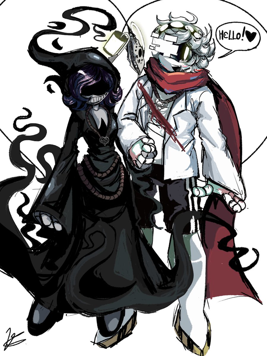 Vanioleta3945's tweet photo. I wanted to draw them again after a long time #murderdrones #utmv #afterdeath #nuzi https://t.co/6WuVmRCTfz