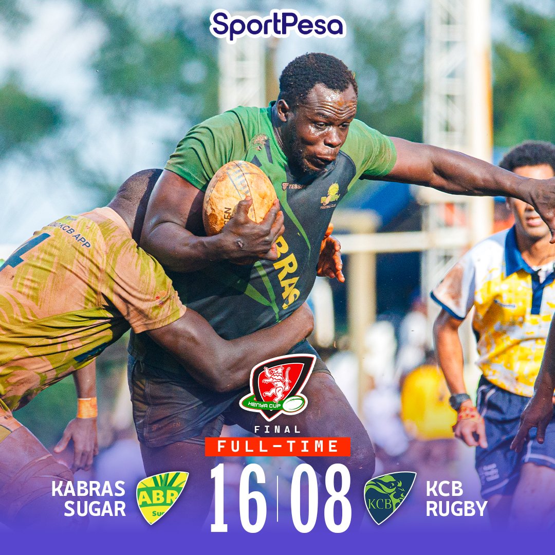 FanakaStudios's tweet photo. Kabras come from behind to beat KCB in the #KenyaCup final.
5th title in a row.

#RugbyKE https://t.co/CTW9SkflLR
