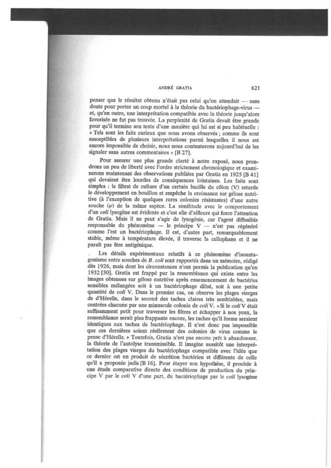 CSzoges's tweet photo. When a young Andre Gratia starts to believe his own side of the 1920s Twort/d'Herelle bacteriophage Phage debate  "sa foi en la théorie de son maître a été ébranlée." p. 620 it is possible that it was at this moment that his faith in his master's theory, Jules Bordet, was shaken https://t.co/TDFgKOI6Lk